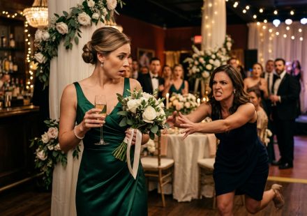 Wedding guest attacked a bridesmaid after the bouquet toss at her sister's wedding
