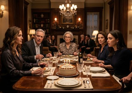Spoiled sister discovered my NYC penthouse during a tense family birthday dinner