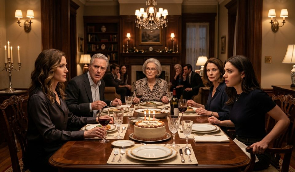 Spoiled sister discovered my NYC penthouse during a tense family birthday dinner