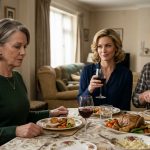 Daughter-in-law called me unloved during a tense family lunch while my son sat beside her