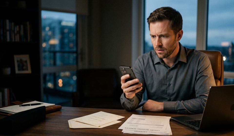 Man reading a shocking message after his brother excluded him from his wedding despite him paying for the celebration.