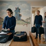 Teen girl packing her bedroom after her father gave my bedroom to his new baby while her stepmother records