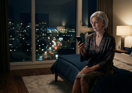 Mother-in-law reading a midnight text after her daughter-in-law tried to drop off three kids without asking
