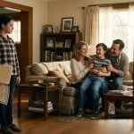 Young Evelyn feels like a stranger in my own home while her parents focus their attention on her younger brother.