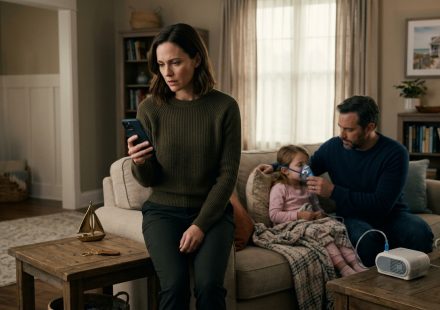 Mother realizes her family takes over my beach house situation is escalating while caring for her sick four-year-old daughter at home