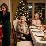 Mother took Christmas dinner from my children as their grandmother moved their plates toward their cousins at a family holiday table
