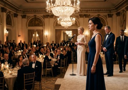 Stepmother had security remove me from my father’s lavish retirement party as guests watched from the ballroom.