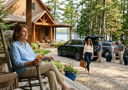 Daughter-in-law expected me to prepare everything as she arrives at a northern Michigan lake house while Alice calmly waits on the porch