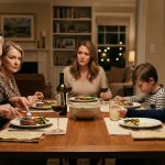 Daughter asked to give up Disneyland trip plans as her grandfather makes the demand during a tense family dinner.