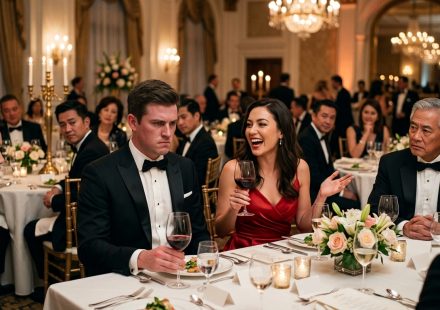 Girlfriend embarrassed me in public while telling humiliating stories at an elegant company dinner