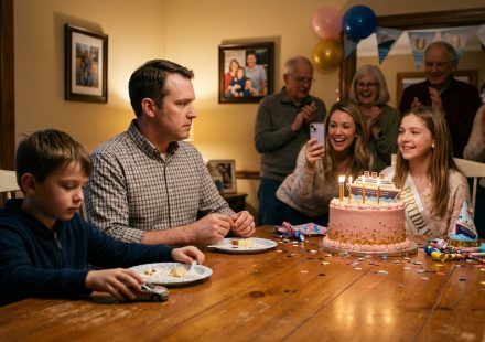 Family forgot my son's birthday while celebrating his cousin's luxury cruise announcement at a family dinner.