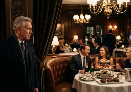 Father discovers his son at a steakhouse after his son lied on his 70th birthday about being stuck at work