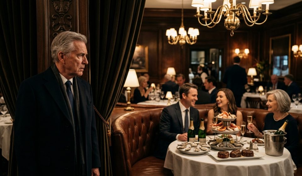 Father discovers his son at a steakhouse after his son lied on his 70th birthday about being stuck at work