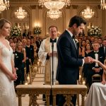 Fiancé put wedding ring on friend at the altar while the bride and wedding guests watch in shock.