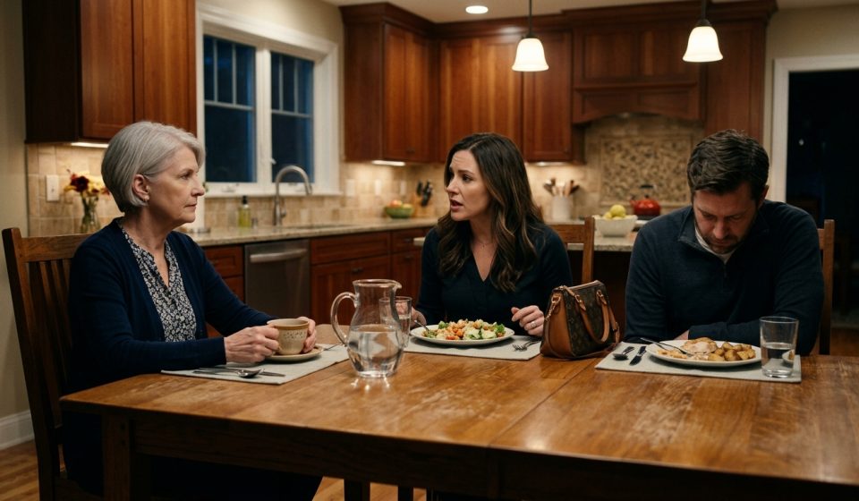 Widow confronting her daughter-in-law after being told her parents are moving into your spare rooms without permission.