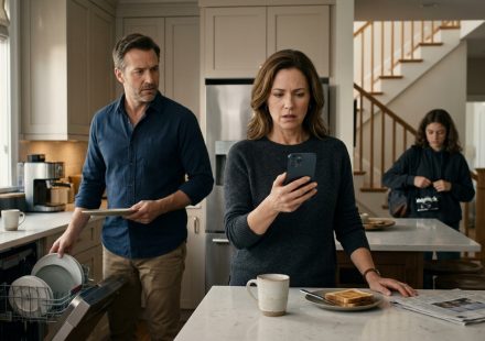 Parents disowned me for marrying a single father as Claire and Ben discover suspicious charity records connected to their daughter.