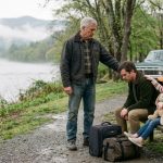 A father finds his son and young granddaughter sitting on a park bench with two suitcases after learning the father-in-law got his son fired.