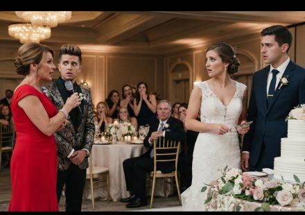 Bride watches uneasily as her mother arrives with her affair partner at an elegant wedding reception.