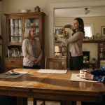Margaret watches calmly as her daughter-in-law measures rooms while planning to move her mother into Margaret's home.