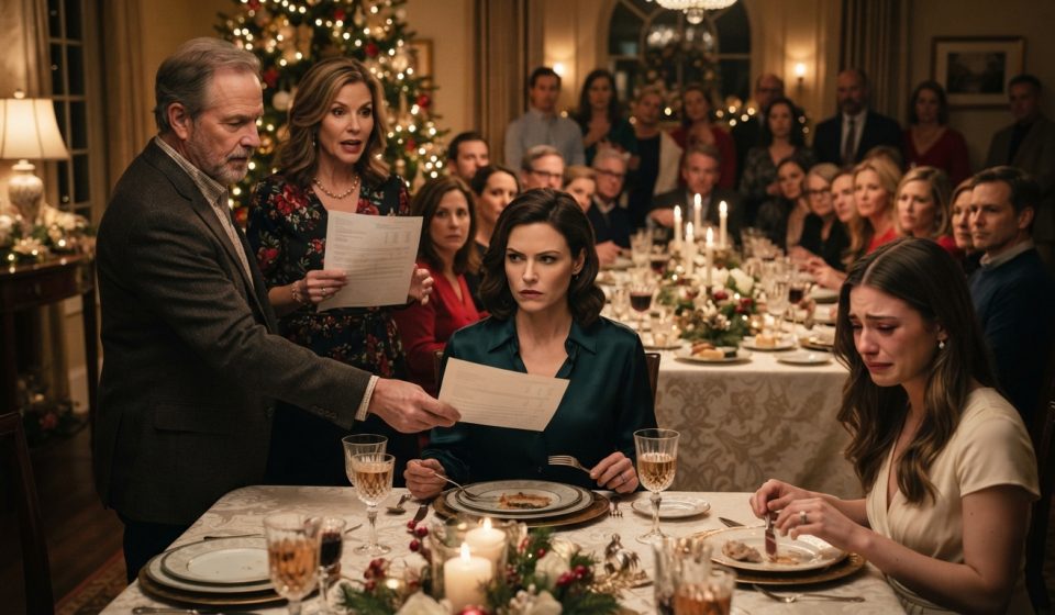 Woman confronted by her family at Christmas dinner with a $93,000 wedding payment schedule.
