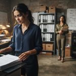 A determined young technology entrepreneur works late beside computer servers while building her first startup in a cramped Austin warehouse.