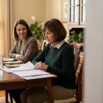 Woman reviewing a business plan after her daughter-in-law wanted her retirement money for a new business