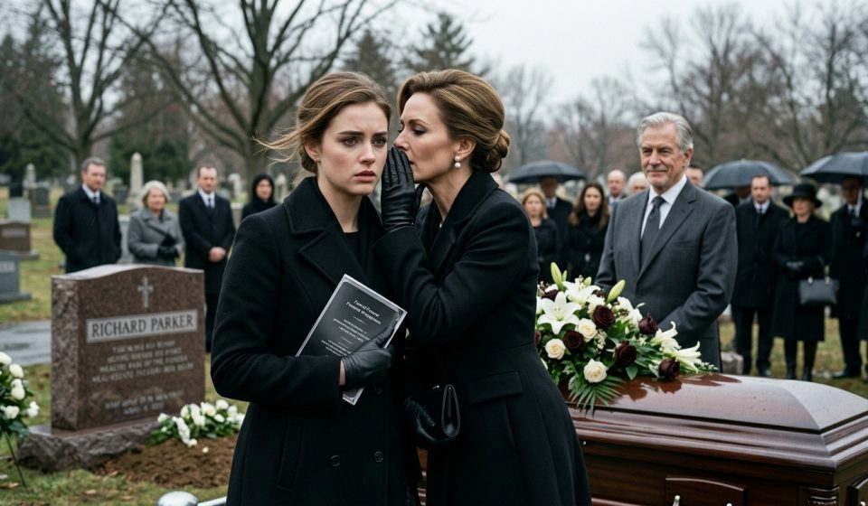 Sophia confronts her stepmother at the cemetery the day we buried my grandfather.