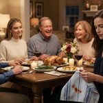 Brother's girlfriend mocked me at dinner while the family laughs and Holland quietly sits at the Sunday dinner table.