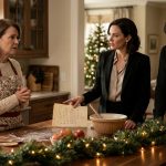 Mother-in-law holding her Christmas menu after her daughter-in-law rejected her Christmas cooking