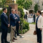 Clara is blocked by security after she paid for my father's retirement barbecue