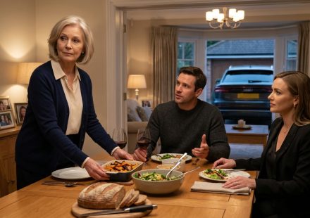 Son told mother to cut back as Mark discusses her retirement spending with Arlene during Sunday dinner at her home.