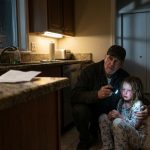 Grandfather finding his feverish granddaughter alone in a dark house after she called him at 1:58 a.m.