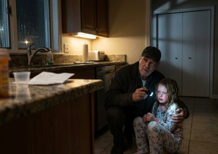 Grandfather finding his feverish granddaughter alone in a dark house after she called him at 1:58 a.m.