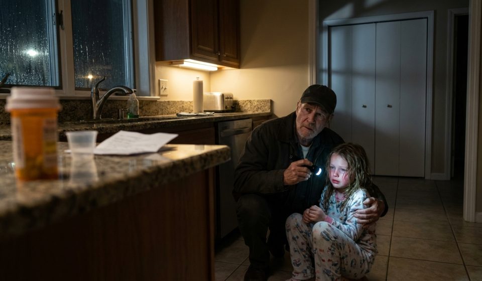 Grandfather finding his feverish granddaughter alone in a dark house after she called him at 1:58 a.m.