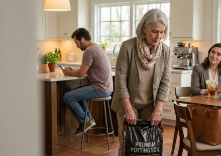 Older mother watches her daughter-in-law using her money while her adult son refuses to help