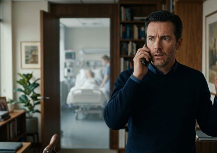 Man receiving a difficult family phone call years after a false accusation ruined my life