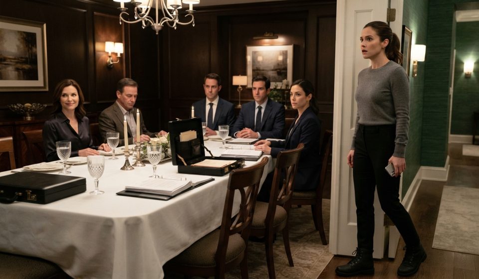 Woman enters a private restaurant dinner and finds three suited strangers waiting with open briefcases and legal documents after she refused to pay for my sister's wedding.