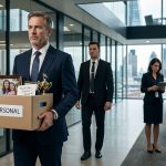 New CEO fired me after 14 years, leaving Clayton to pack his personal belongings into a cardboard box inside his corporate office.