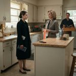 Woman arriving from her grandfather's funeral and discovering her parents secretly preparing his home for an estate sale.