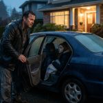 A concerned father discovers his 14-year-old daughter sleeping in a freezing car outside their Vancouver home.
