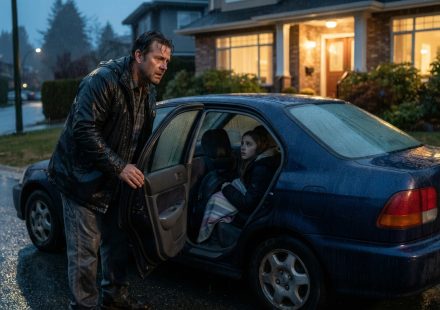 A concerned father discovers his 14-year-old daughter sleeping in a freezing car outside their Vancouver home.