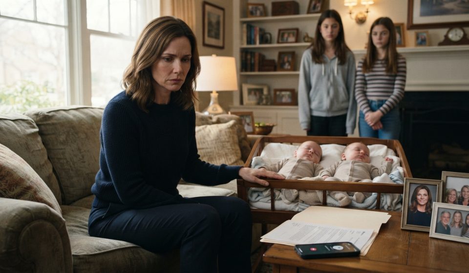 45-year-old mother facing family pressure over whether to raise her late husband's infant affair twins.