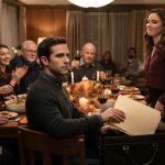 Daniel sits quietly at Thanksgiving dinner as his sister announces that the family has voted him out.