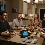 A 29-year-old freelancer sits stunned at Sunday dinner after his family tells him he is not coming on the family cruise.