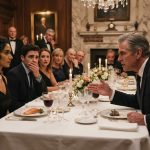 A poised 32-year-old woman faces public humiliation at a billionaire's formal family dinner after being called street garbage in a borrowed dress.