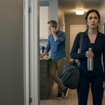 Woman standing silently in the hallway after overhearing her boyfriend say she wasn’t wife material