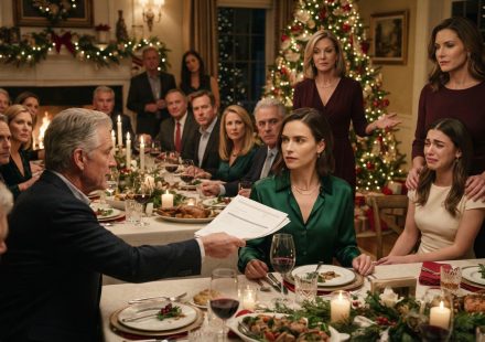 Claire faces her mother and family at Christmas dinner while being presented with an unexpected payment schedule for her sister's wedding.