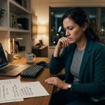 Woman realizing her family left her off Hawaii cruise plans while expecting her to provide childcare