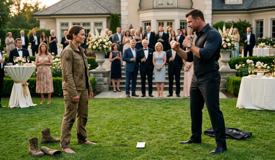 Sarah faces her 6-foot-3 MMA-trained brother on a wealthy family estate as she prepares to survive 3 minutes against her brother.