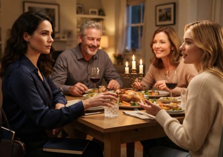 Bonnie sits quietly at a family dinner as her golden-haired sister announces that she has scheduled her wedding for the same day as Bonnie's.